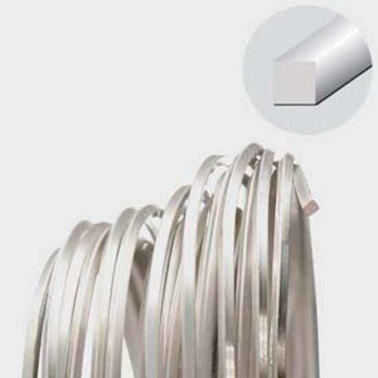 NEW! Tarnish Resistant Square Wire: Silver, 18g